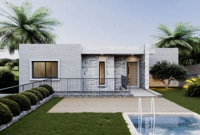 Vily s výhľadom na more a súkromnými bazénmi v Bodrum Bağla