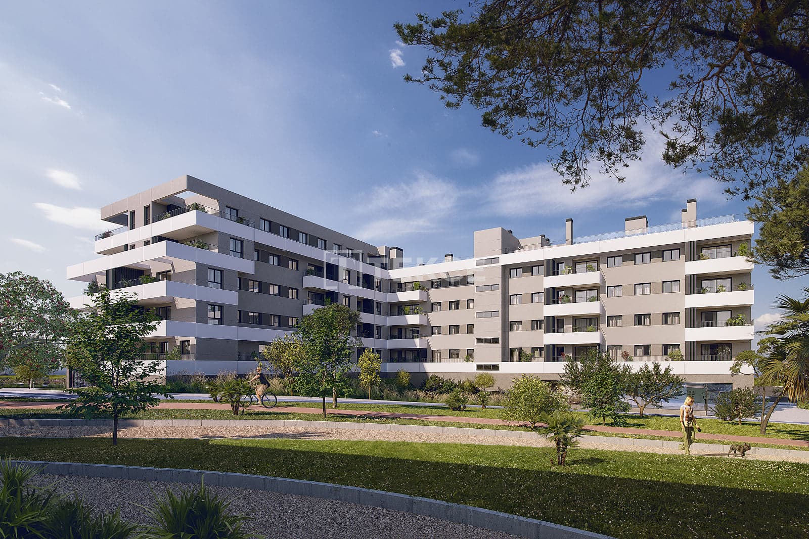 Moderné apartmány so strešným bazénom vo štvrti Zeta