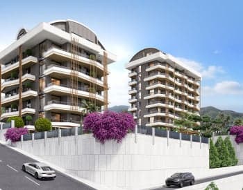 Štýlové apartmány v komplexe s bohatou občianskou vybavenosťou v Alanyi Demirtaş