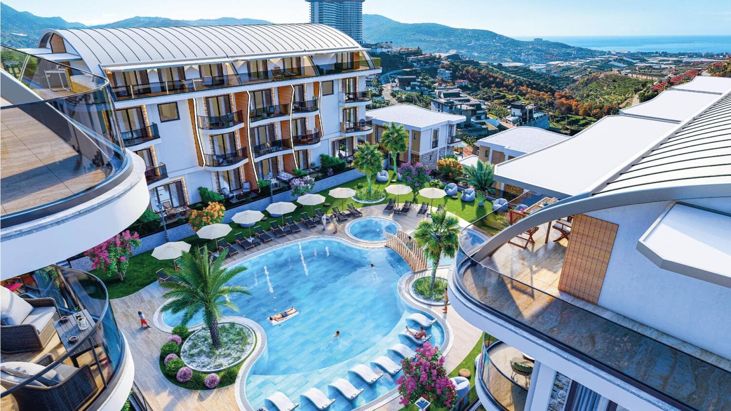 Villa Style Duplexes in Kargicak Alanya